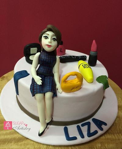 Fashionista Cake - Cake by D Sugar Artistry - cake art with Shabana