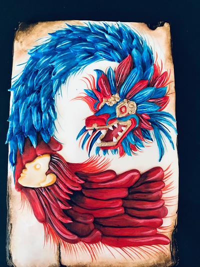 Quetzalcóatl  - Cake by Yazmin Rodríguez Lemus 