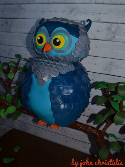 Owl You Need is Love - Cake by MadBatter Cakes