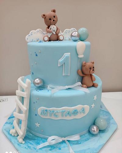 1st birthday cake - Cake by Aish Sweet Life