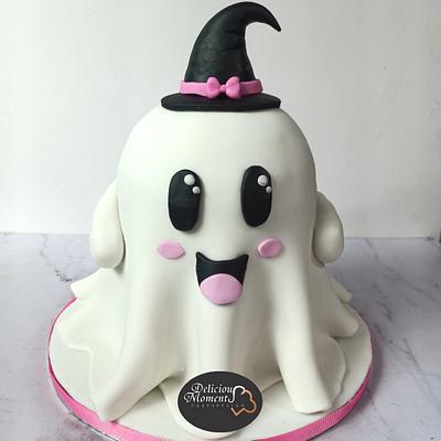 Ghost Cake  - Cake by Deliciousmomentscake