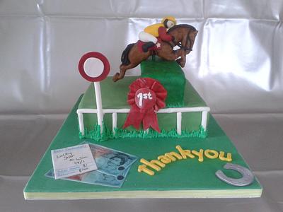 Horse racing cake - Cake by Kathryn Clarke