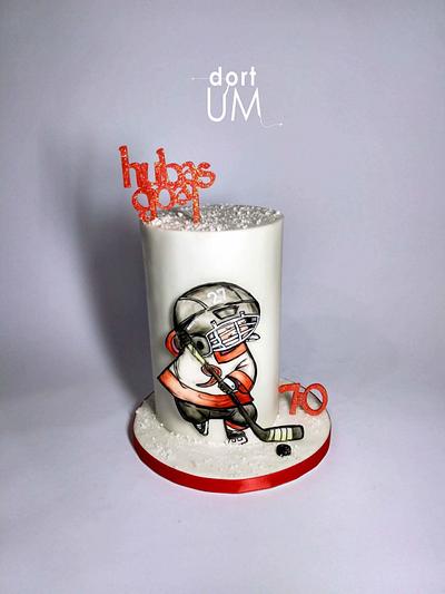 Small hockey player - Cake by dortUM