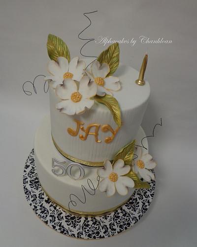 50th Birthday cake - Cake by AlphacakesbyLoan 