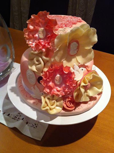 Elegant Flower - Cake by feijaorosa