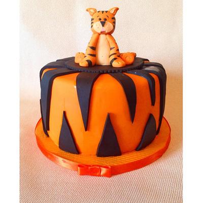 Tiger Birthday Cake - Cake by Beth Evans