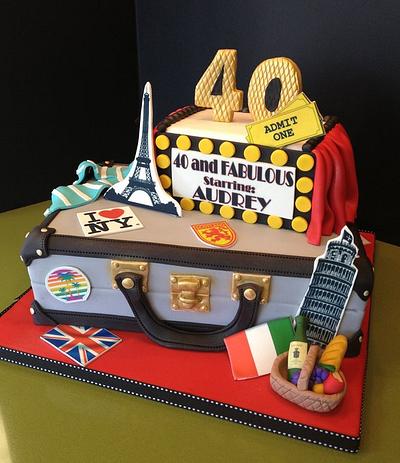 40 and Fabulous! - Cake by Over The Top Cakes Designer Bakeshop