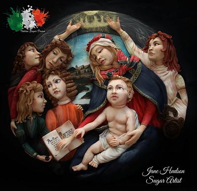 Madonna del Magnificat - Sandro Botticelli - Italian Sugar Dream Collaboration - Cake by Jane Hudson