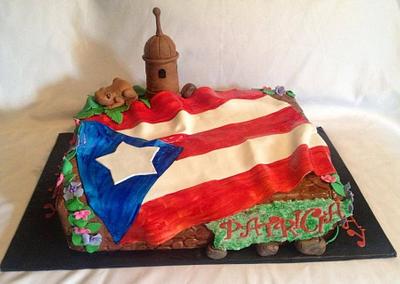 Puerto Rican Pride Birthday Cake  - Cake by Caroline Diaz 