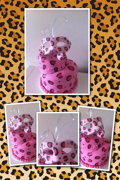 leopard print cake - Cake by Witty Cakes
