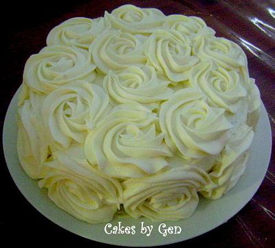 Rose Swirl cake - Cake by Gen
