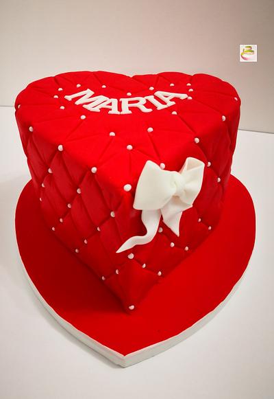 Heart  - Cake by Ruth - Gatoandcake