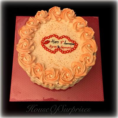Anniversary cake - Cake by Shikha