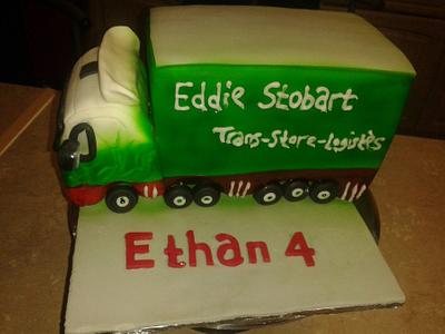 Eddie Stobard Chocolate truck cake - Cake by Deborah Wagstaff