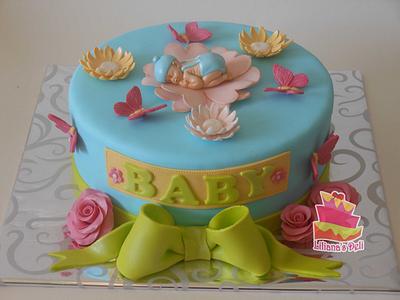 baby shower cake - Cake by Liliana Vega