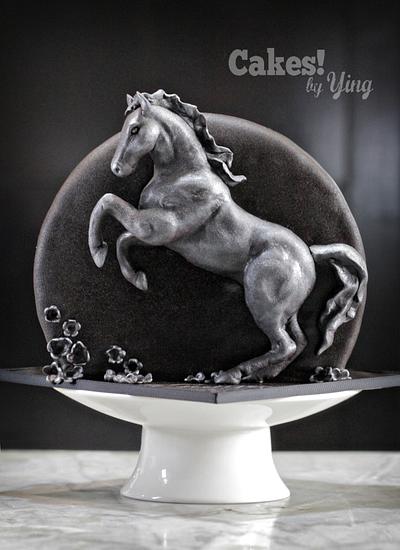 Silver Horse cake for Emma - Cake by Cakes! by Ying