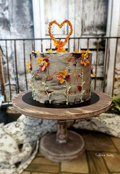 Autumn cake:) - Cake by SojkineTorty