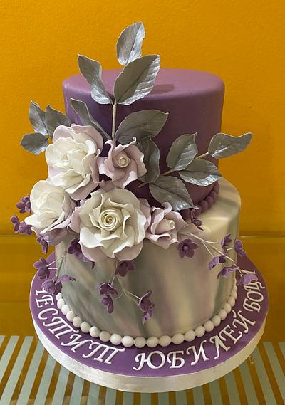 Cake for 50 jubilee - Cake by PetqIvanova