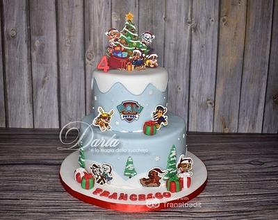 Paw Patrol Christmas cake - Cake by Daria Albanese