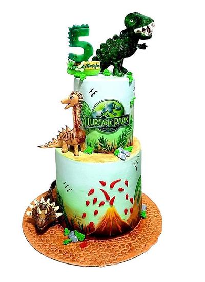 Dino cake🦖 - Cake by Kraljica