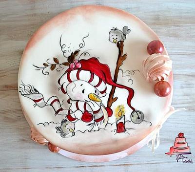 Christmas cake - Cake by Krisztina Szalaba