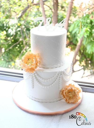T&A Wedding - Cake by Joonie Tan