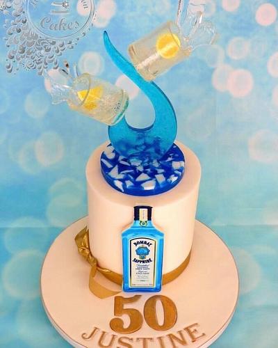 Gin and Tonic birthday cake - Cake by Beata Khoo