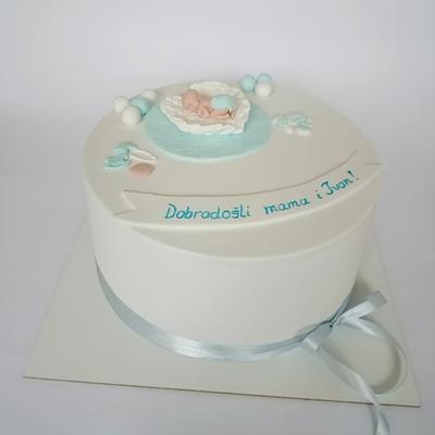 Willcome baby boy - Cake by Tortebymirjana