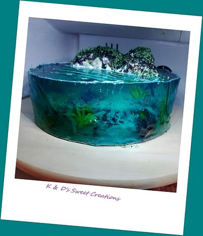 Jelly island cake - Cake by Konstantina - K & D's Sweet Creations