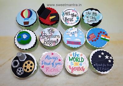 Travel USA cupcakes - Cake by Sweet Mantra Homemade Customized Cakes Pune