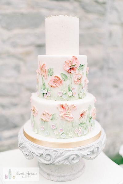Romantic pastel floral wedding cake - Sweet Avenue Cakery - Cake by Sweet Avenue Cakery