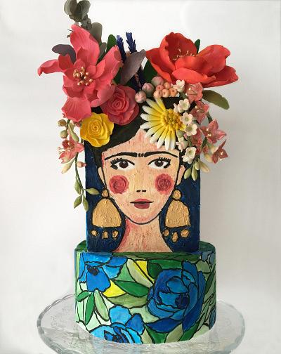 Frida Kahlo - Cake by Domnaki's