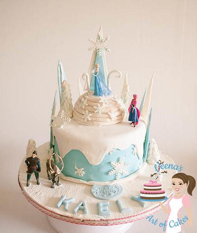 Frozen Theme Cake  - Cake by Veenas Art of Cakes 