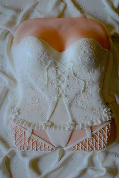 Corset cake - Cake by Suzanne Jackman