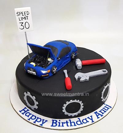 Automobile engineer cake - Cake by Sweet Mantra Homemade Customized Cakes Pune