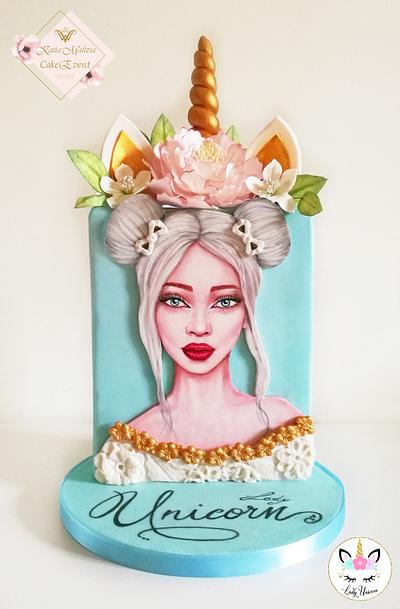 Lady Unicorn Cake - Cake by Katia Malizia 