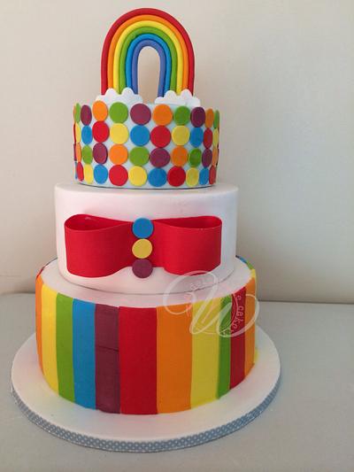 Rainbow Cake - Cake by Rezana