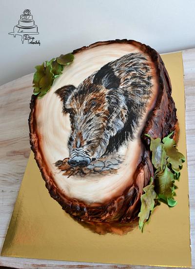 Wildboar cake - Cake by Krisztina Szalaba
