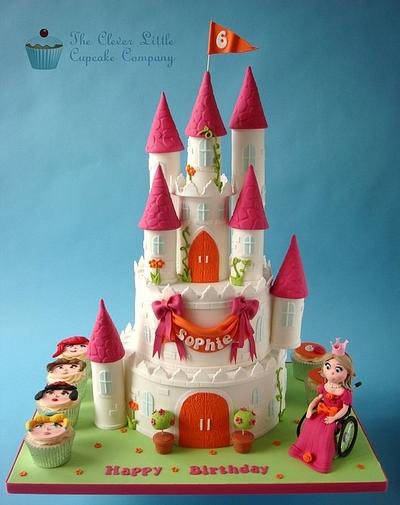 Princess Castle Cake - Cake by Amanda’s Little Cake Boutique