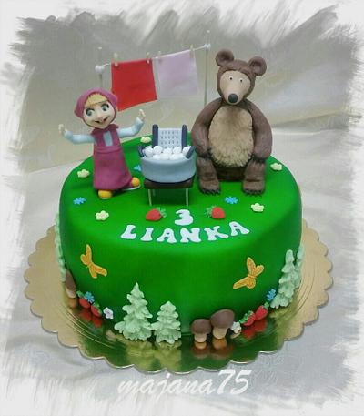 cake Masha and bear - Cake by Marianna Jozefikova