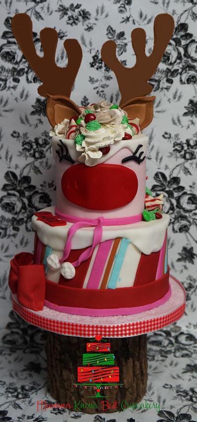 Peppermint "Rudolph"  - Cake by MKBC 