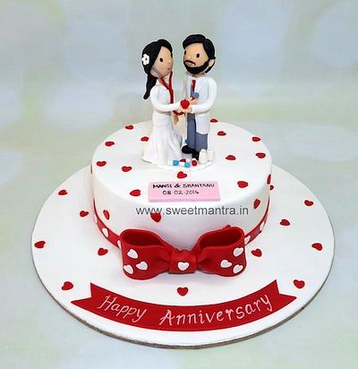 Anniversary theme cake - Cake by Sweet Mantra Homemade Customized Cakes Pune