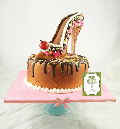 Ice cream shoe cake - Cake by Ventidesign Cakes