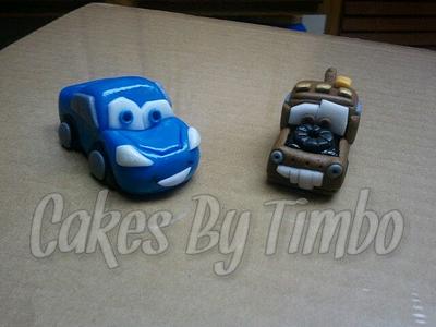 Cars Fondant Cupcake Toppers! - Cake by Timbo Sullivan