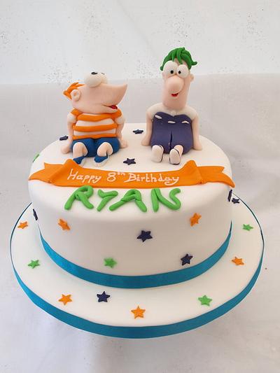Phineas & Ferb - Cake by Cakes By Heather Jane