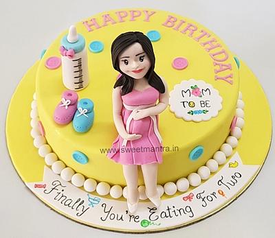 Mom to be cake - Cake by Sweet Mantra Homemade Customized Cakes Pune