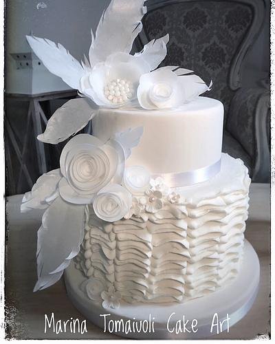 White cake - Cake by Marina Tomaiuoli Cake Art