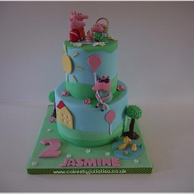 Peppa Pig & family - Cake by Cakes by Julia Lisa