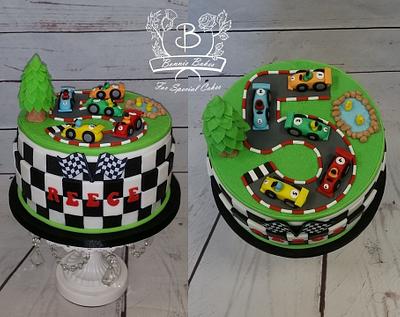 Racing Car Cake - Cake by Bonnie Bakes UAE