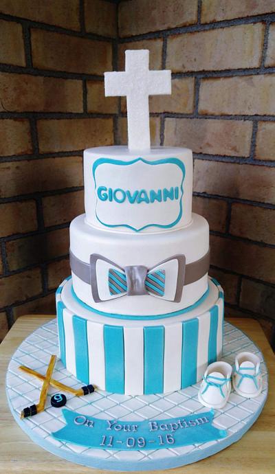 Giovanni's Baptism - Cake by Enza - Sweet-E